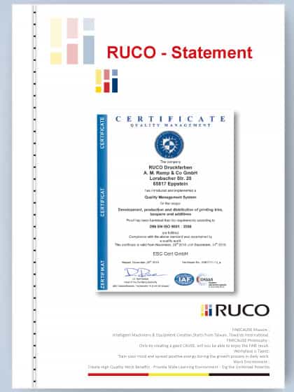 Certificate - DIN EN ISO 9001