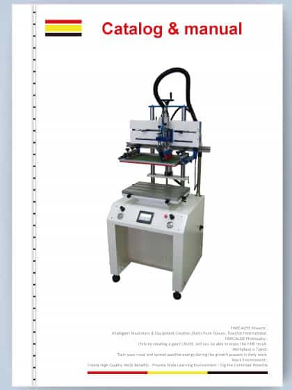 FA-400/500/600T-平台式网印机